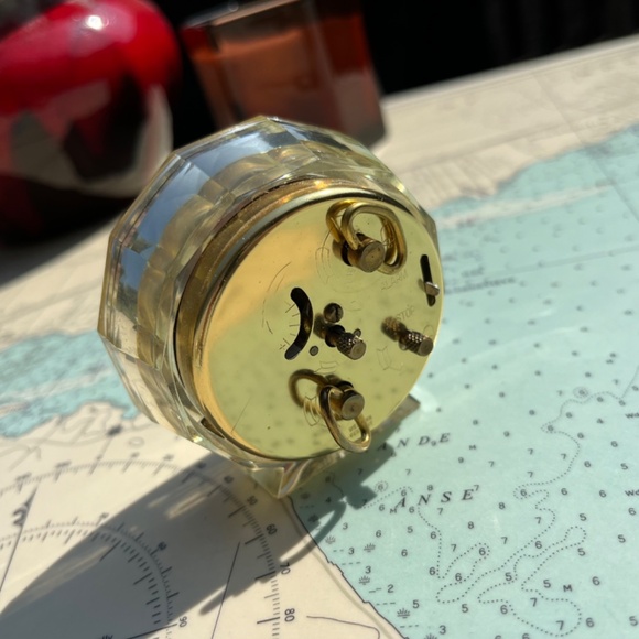 Vintage Semca Lucite Travel Alarm Clock - Picture 4 of 5